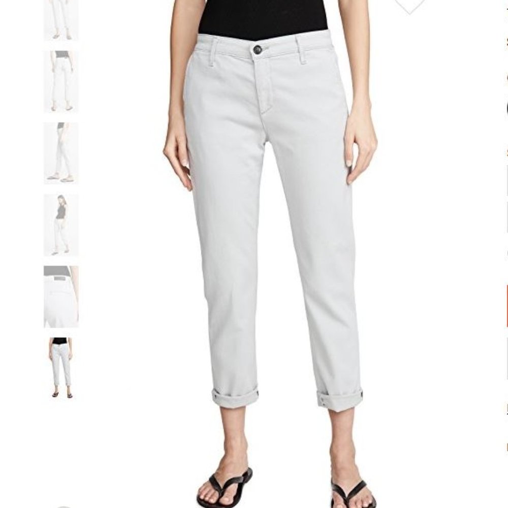 AG Caden trouser in misty mirror size 30